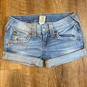 True religion woman’s jean shorts size 26